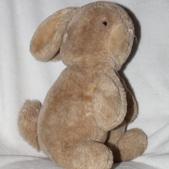 Vtg. Rare Westcliff Collection brown easter bunny rabbit pink nose Plush - Picture 1 of 10